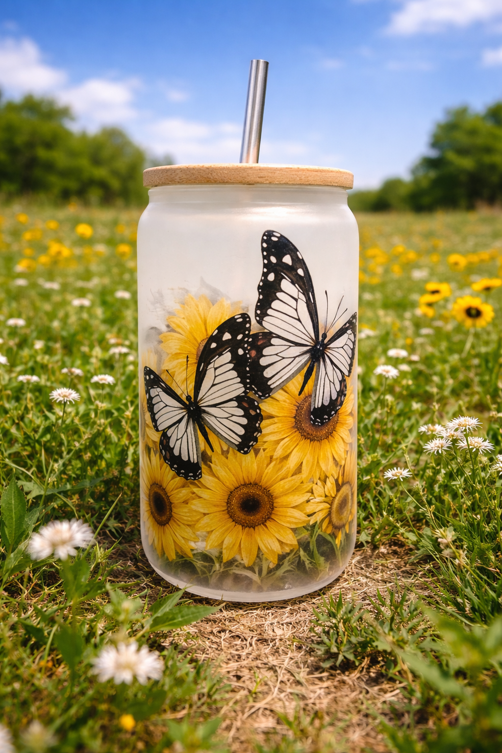 Frosted Glass Tumbler