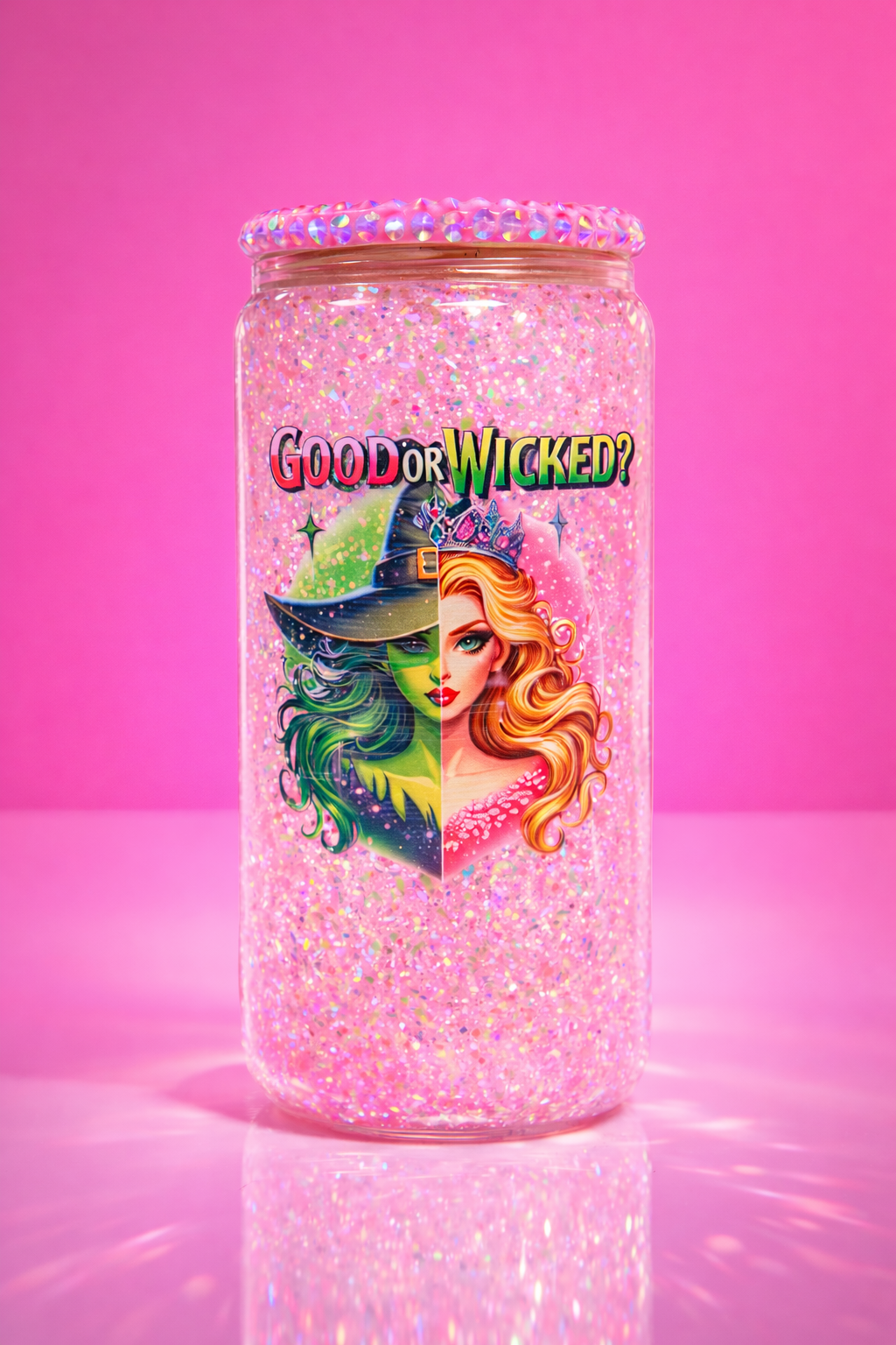 Glass Snow Globe Tumbler