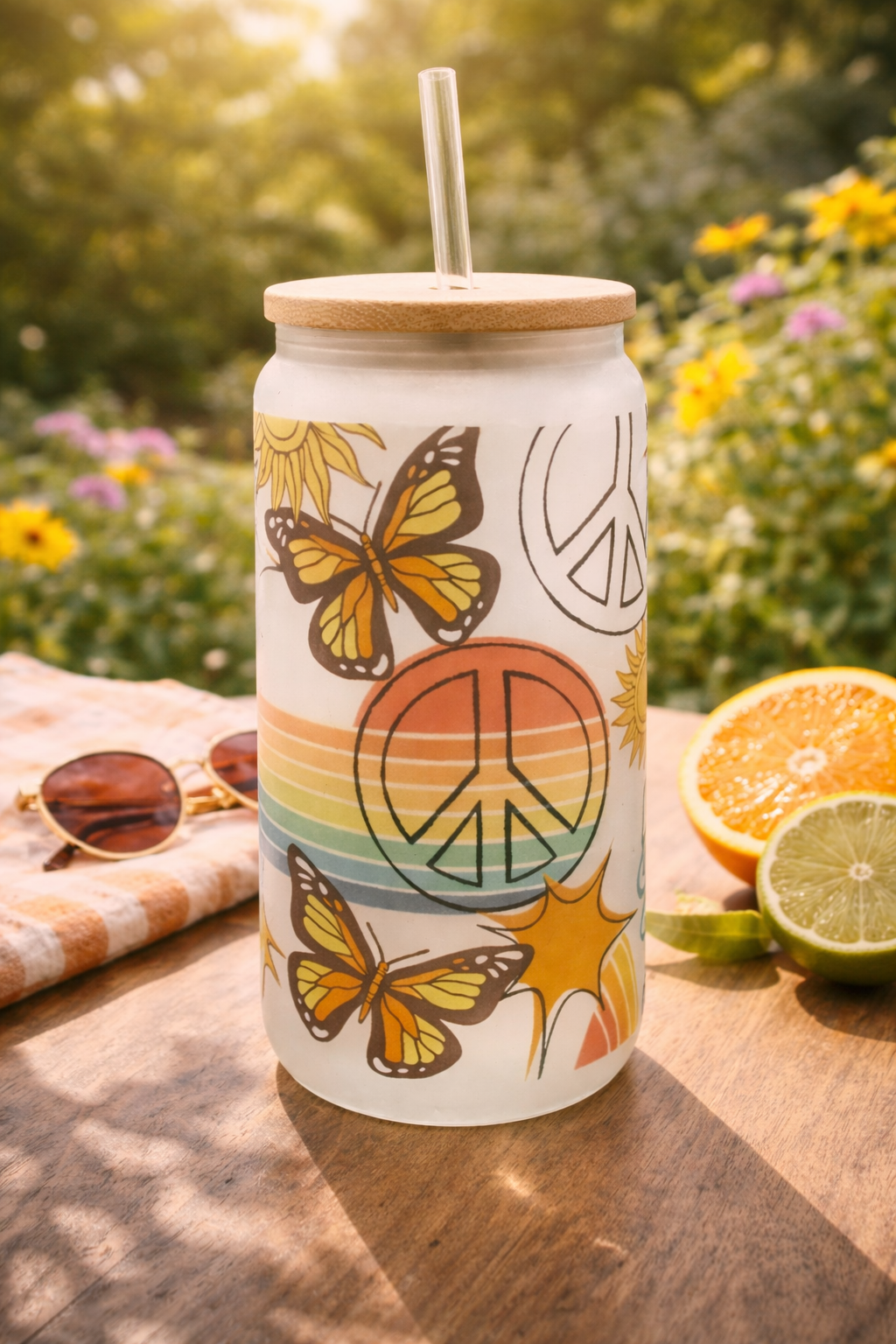 Frosted Glass Tumbler